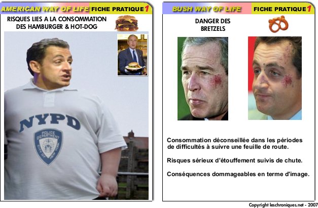 Bush et Sarkozy fiche pratique